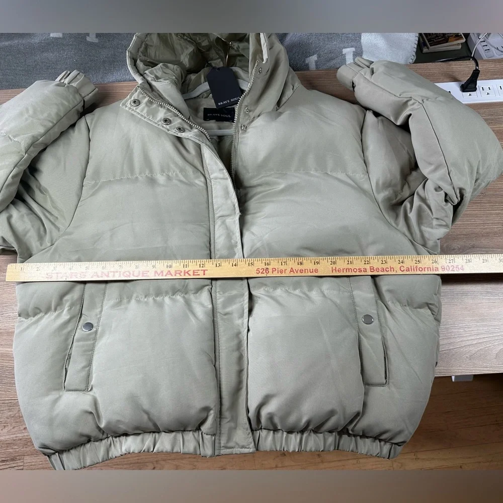 Brave Soul ASOS Fernie Puffer Jacket - Picture 12 of 15